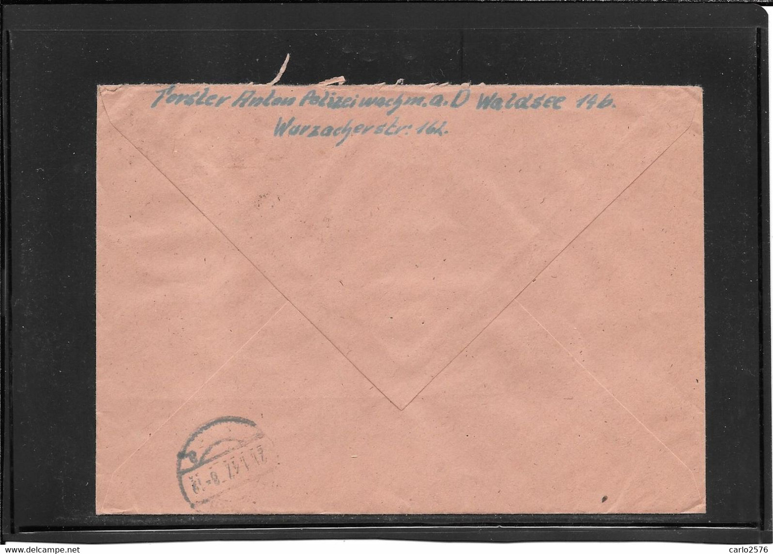Germany French Zone 1947,registred Cover From Waldsee ( Wurtt)  ( Ref 1236g) - Altri & Non Classificati