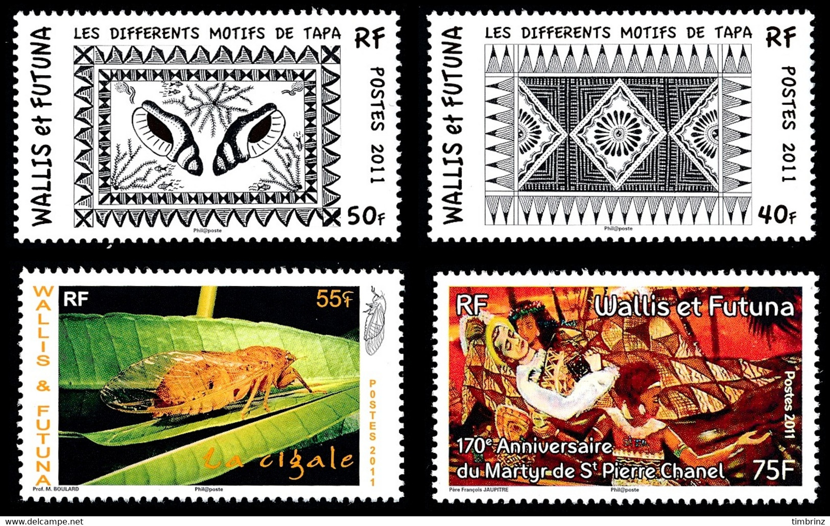 WALLIS ET FUTUNA Année Complète 2011 - Yv. 745 à 759 ** MNH - 15 Timbres  ..Réf.W&F23104 - Full Years