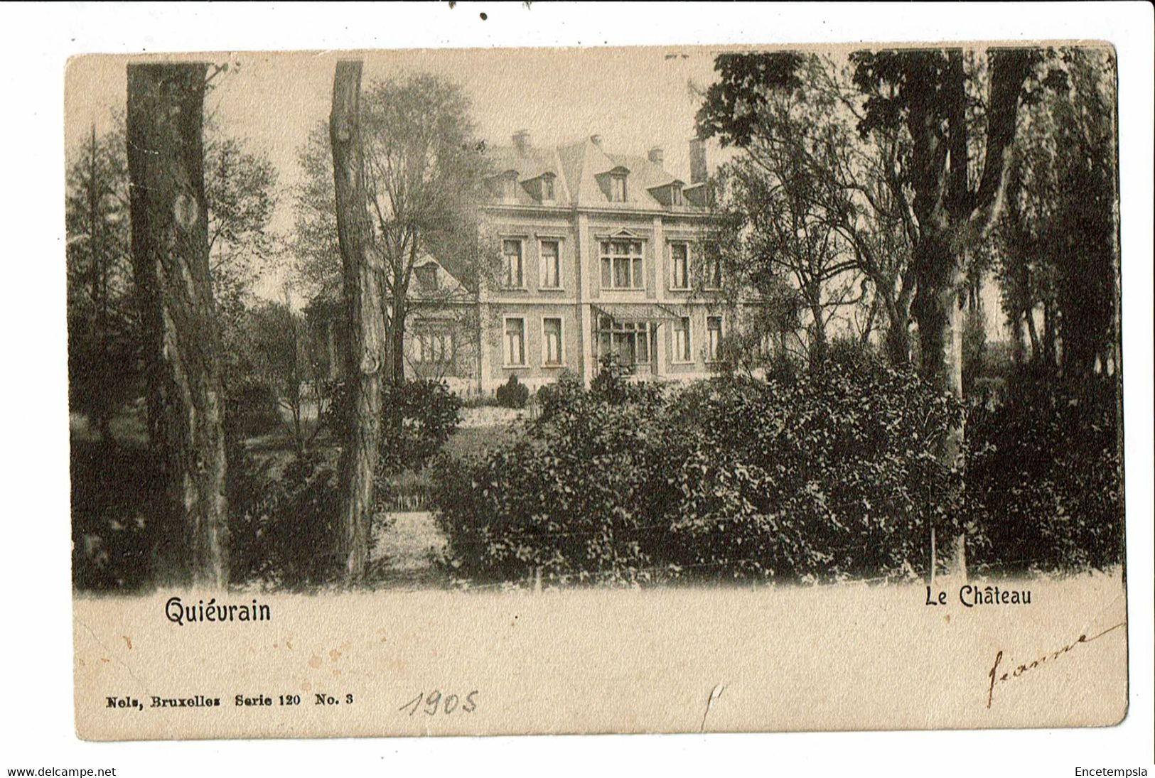 CPA Carte Postale  Belgique-Quiévrain- Le Château 1905 VM28838 - Quiévrain