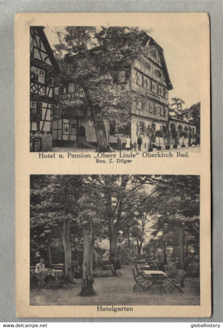 DG1418 - HOTEL U. PENSION " OBERE LINDE" OBERKIRCH BAD Und HOTELGARTEN - MEHRERE BILDER - Oberkirch