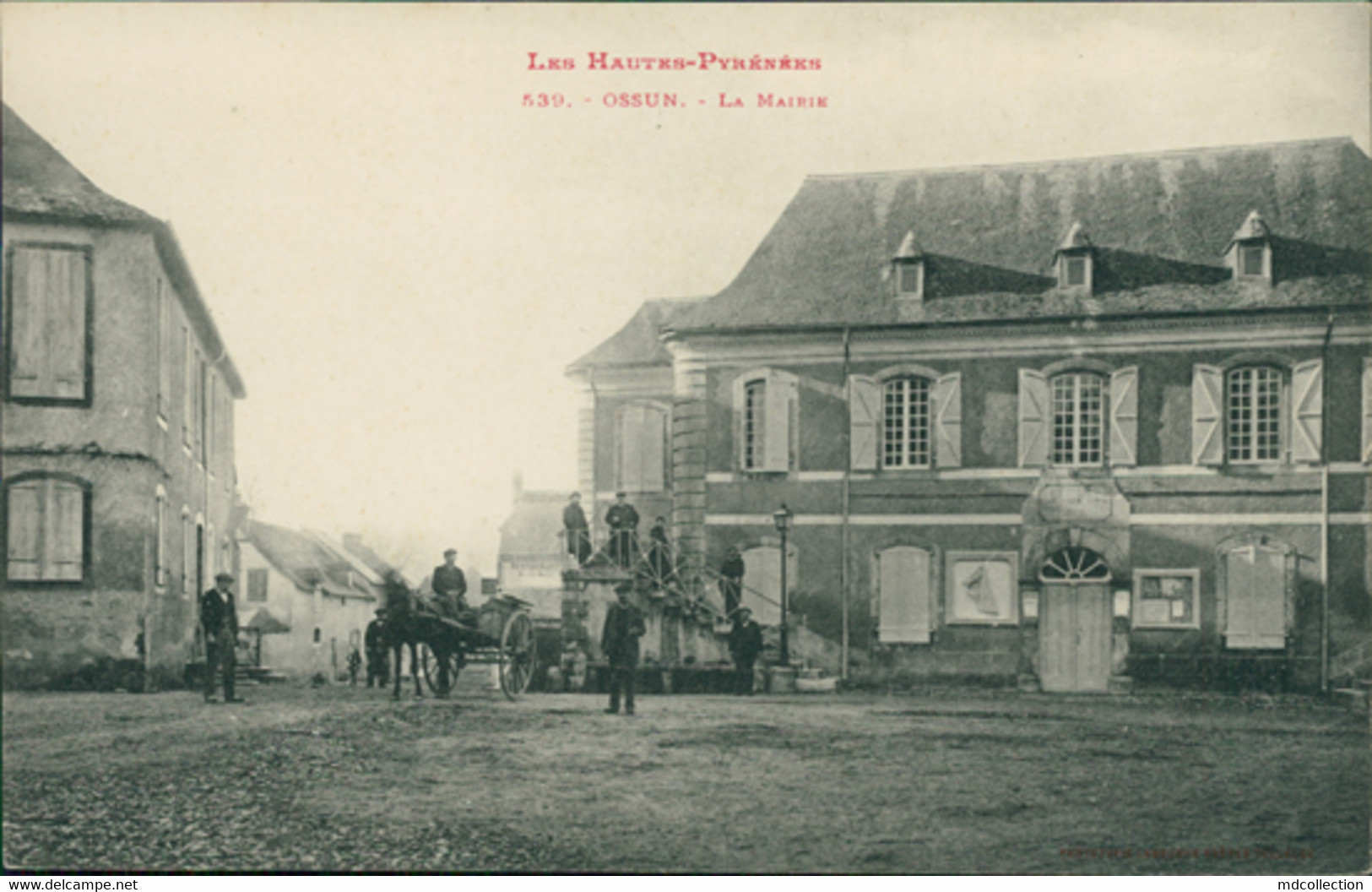 65 OSSUN / La Mairie / CARTE ANIMEE - Ossun