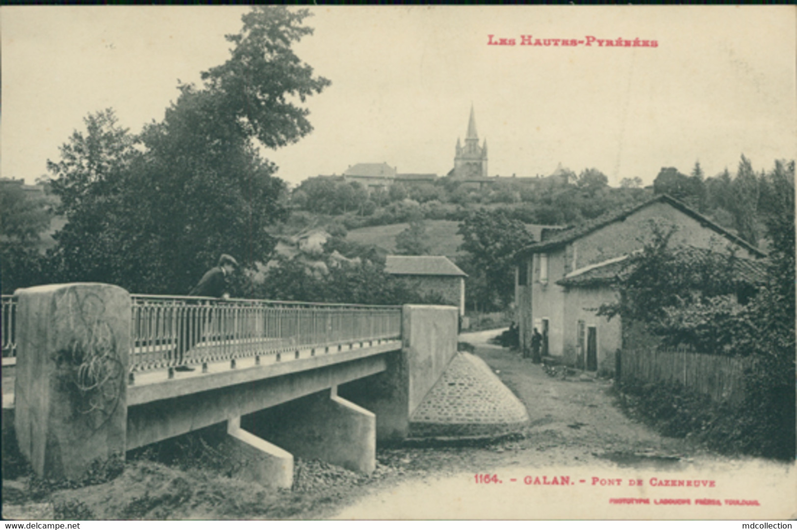 65 GALAN / Le Pont De Cazenuve / CARTE ANIMEE - Galan