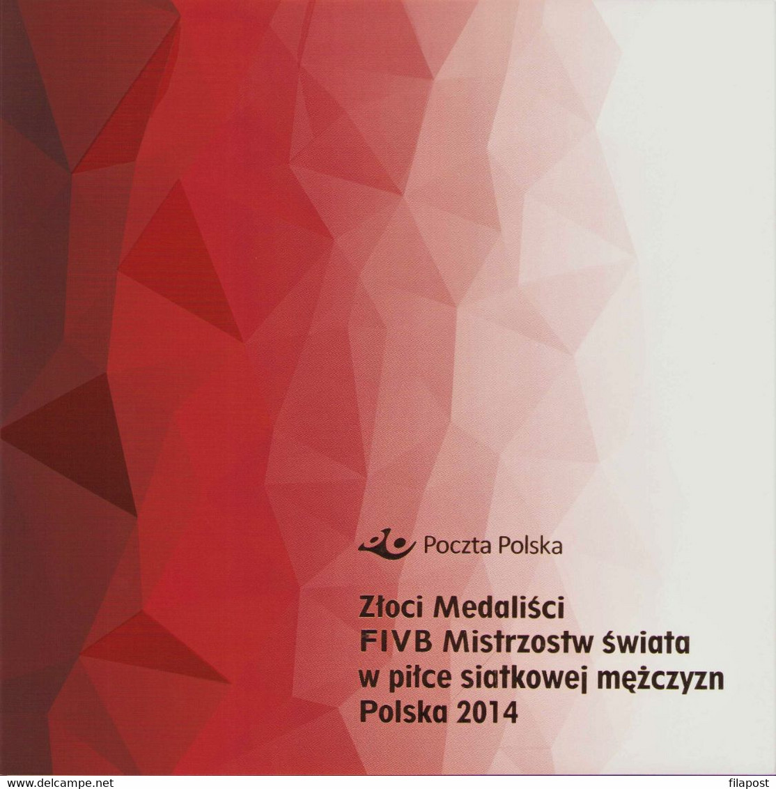 POLAND Booklet 2014.10.18 Gold Medallists Of FIVB Volleyball Men's World Championships, Sport / Full Sheet MNH**FV - Cuadernillos