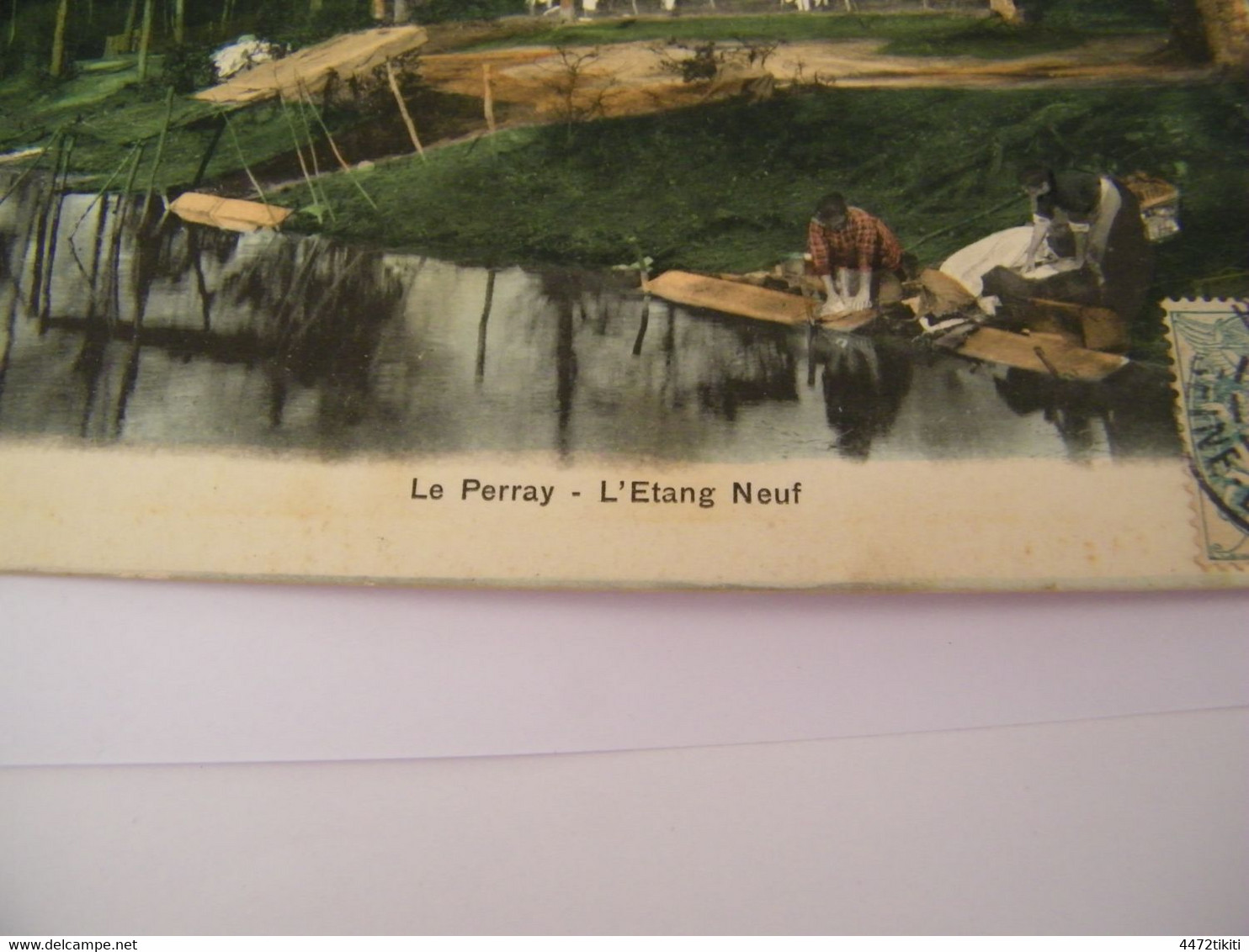 CPA - Le Perray (78) - L'Etang Neuf - - Blanchisseuses - Lavandières - 1906 - SUP - (EP 31) - Le Perray En Yvelines