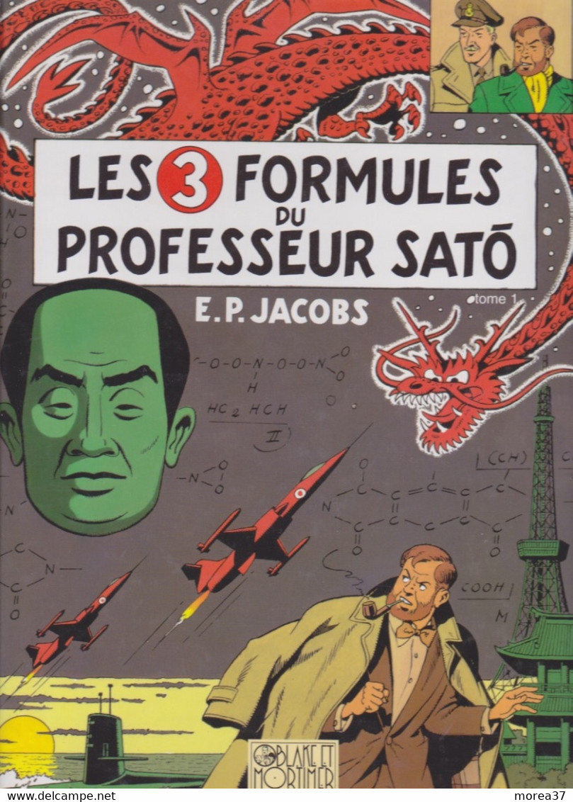 BLAKE Et MORTIMER  "Les 3 Formules Du Professeur Sato"  Tome 1   Grand Format    EDITIONS BLACK & MORTIMER - Blake Et Mortimer