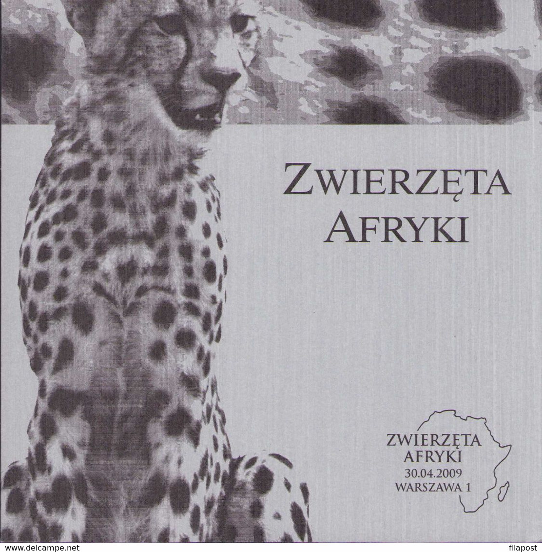 Poland 2009 Mini Booklet / Animals Of Africa - Leopards, Antelopes, Zebras, Elephants, Nature / With Block MNH**F - Markenheftchen