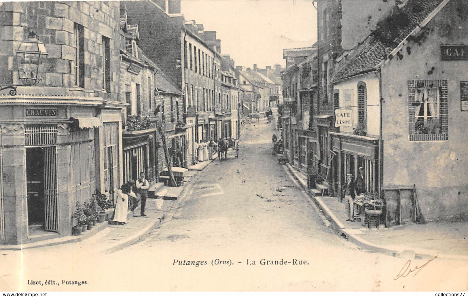 61-PUTANGES- LA GRANDE RUE - Putanges