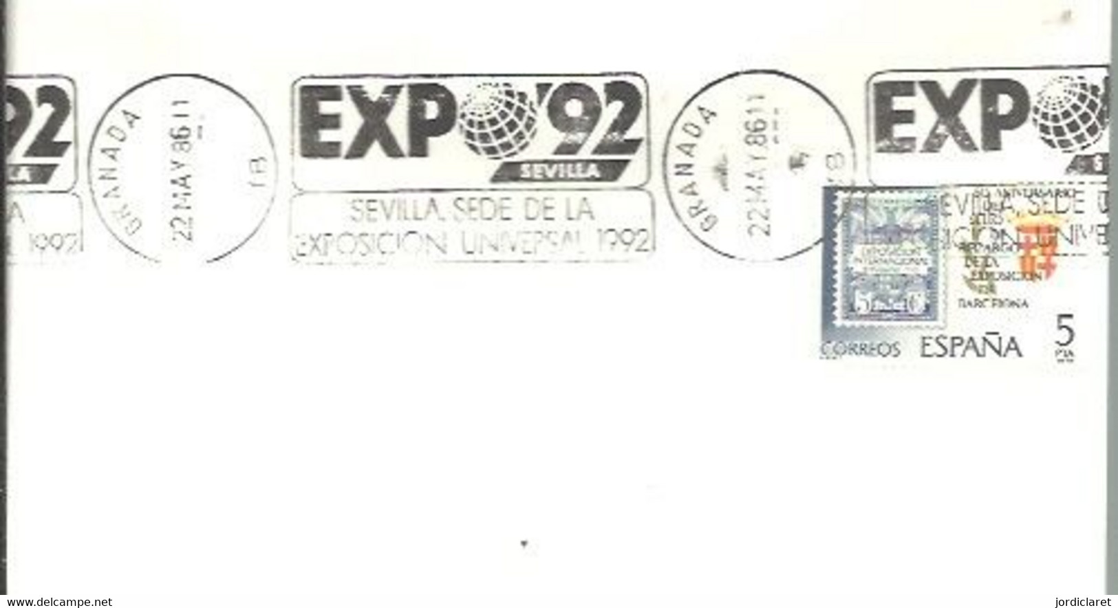 POSTMARKET ESPAÑA GRANADA - 1992 – Siviglia (Spagna)