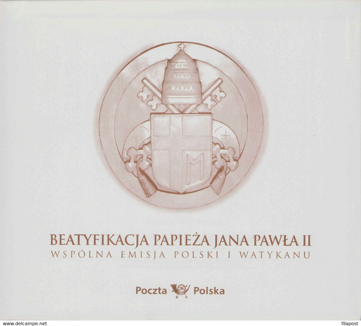 POLAND 2011 Souvenir Booklet / Beatification Of John Paul II Pope - Common Issue With Vatican / FDC + Block MNH** F - Postzegelboekjes