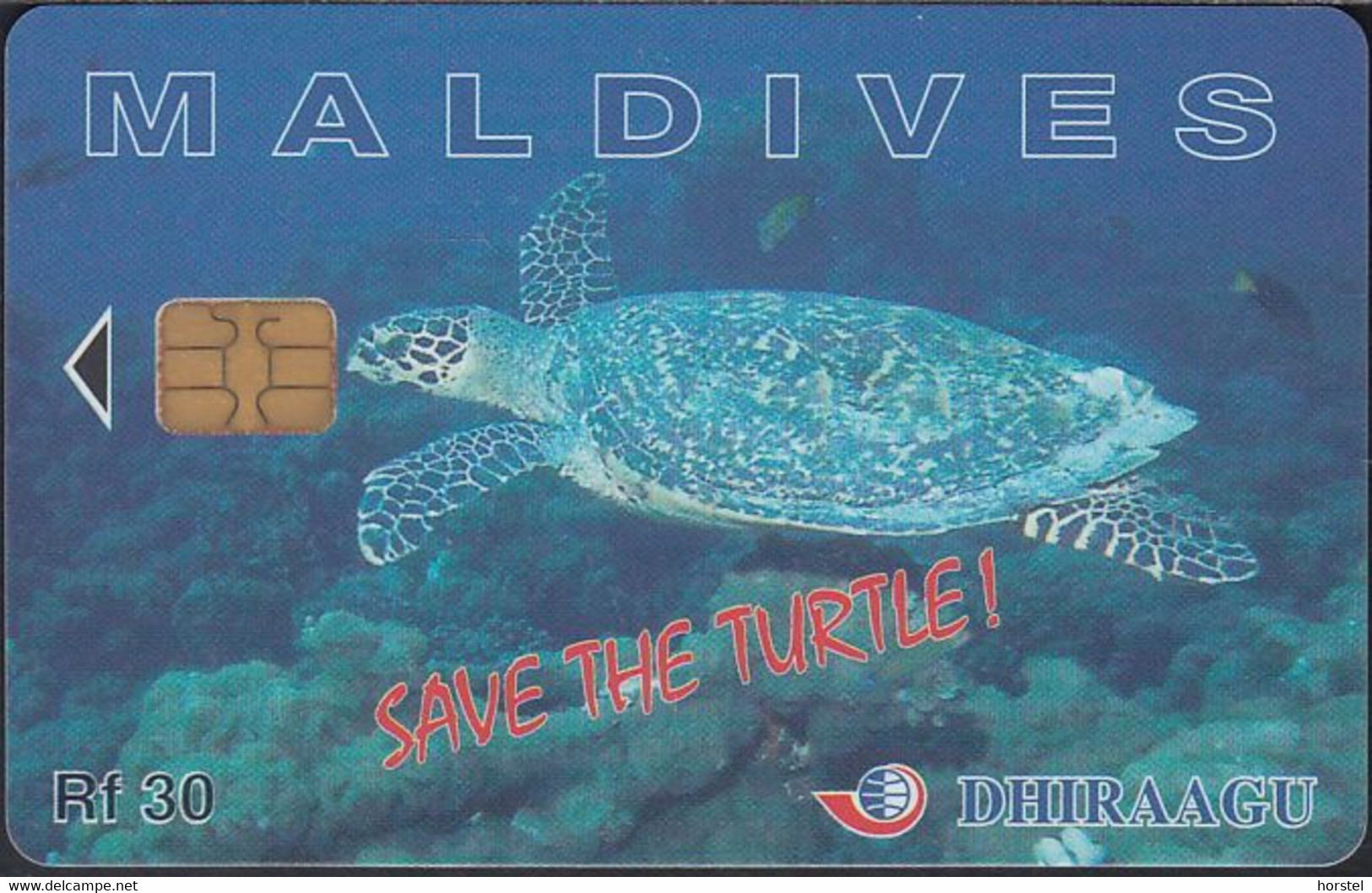 Maldiven - Chip -291MLDGIA - Turtle - RF30 - GPT2 - Maldiven