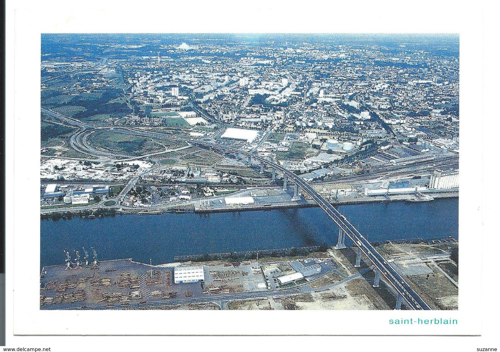 SAINT-HERBLAIN Près NANTES - Vue Aérienne > Pont De Cheviré - VENTE DIRECTE X - Saint Herblain