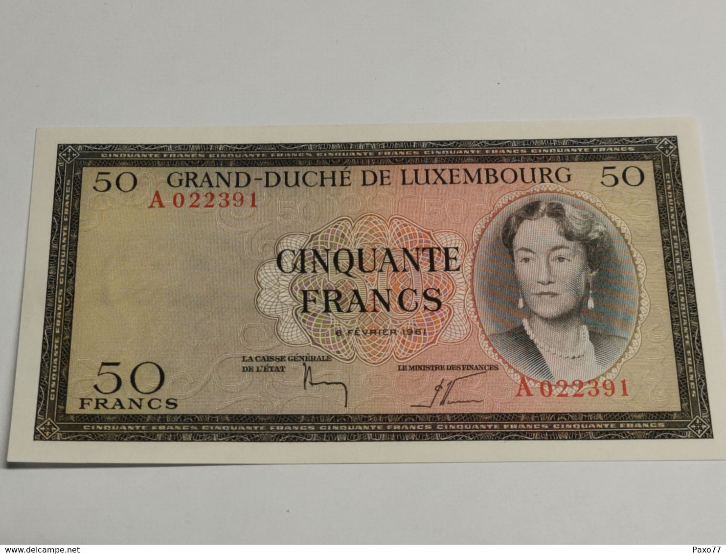 Luxembourg, 50 Francs Charlotte . Uncirculated - Luxemburg