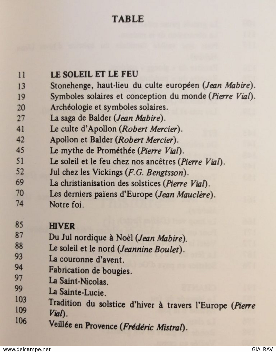 LES SOLSTICES - HISTOIRE ET ACTUALITE' (TIRAGE LIMITE') - JEAN MABIRE ET PIERR VIAL - LE FLAMBEAU (1991) - Sterrenkunde