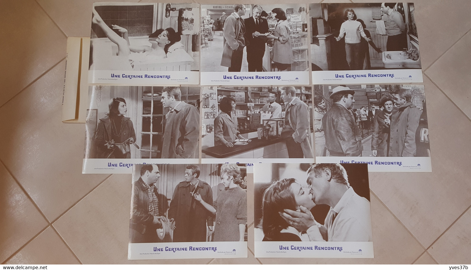 "Une Certaine Rencontre" Steve McQueen (1963) Pochette A Complète - 8 Photos 23x30 NEUVES - Foto