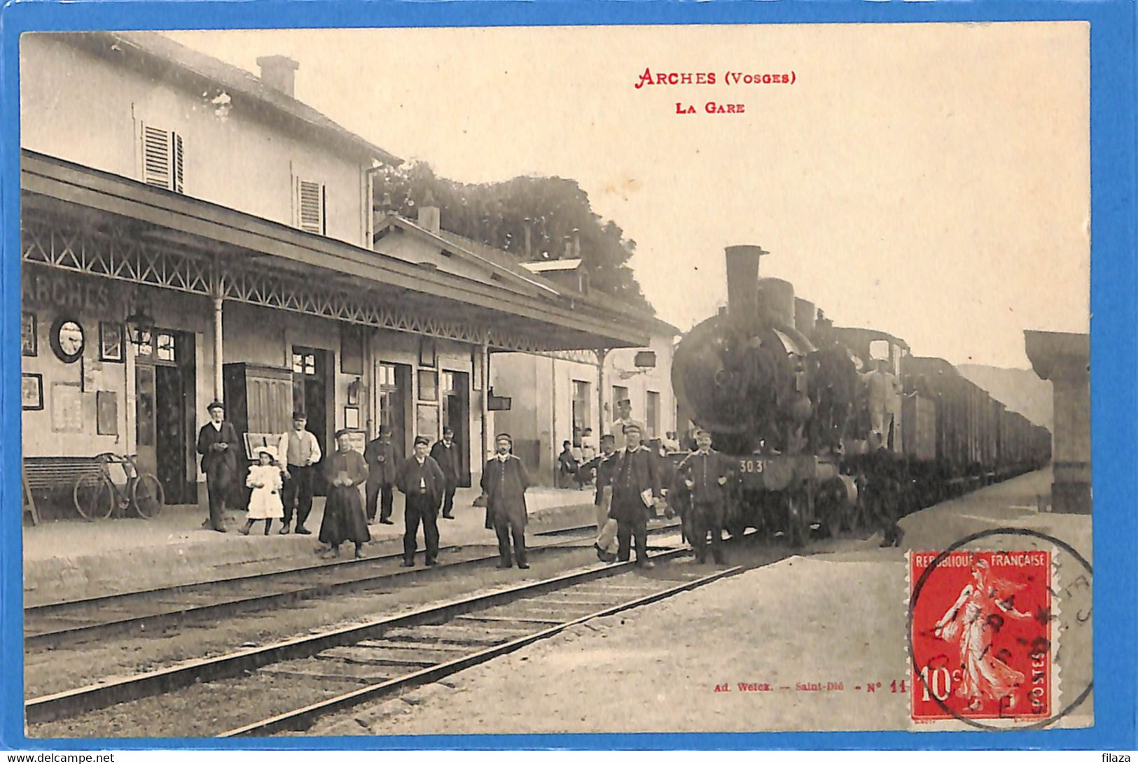 88 - Vosges - Arches - La Gare  (N3664) - Arches