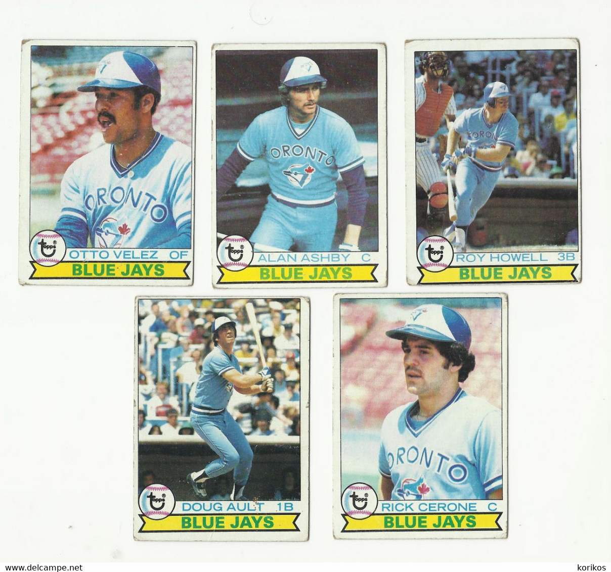 1979 BASEBALL CARDS TOPPS – TORONTO BLUE JAYS – MLB - MAJOR LEAGUE BASEBALL - Lots