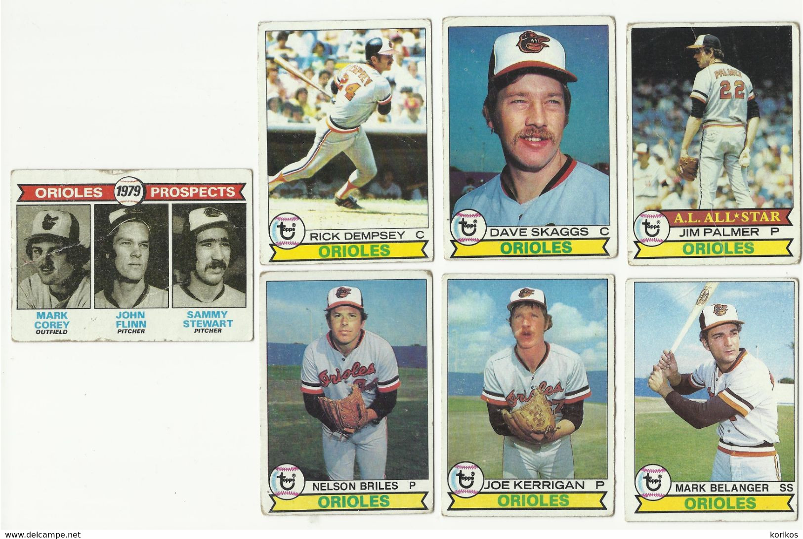 1979 BASEBALL CARDS TOPPS – BALTIMORE ORIOLES – MLB - MAJOR LEAGUE BASEBALL - Lotes