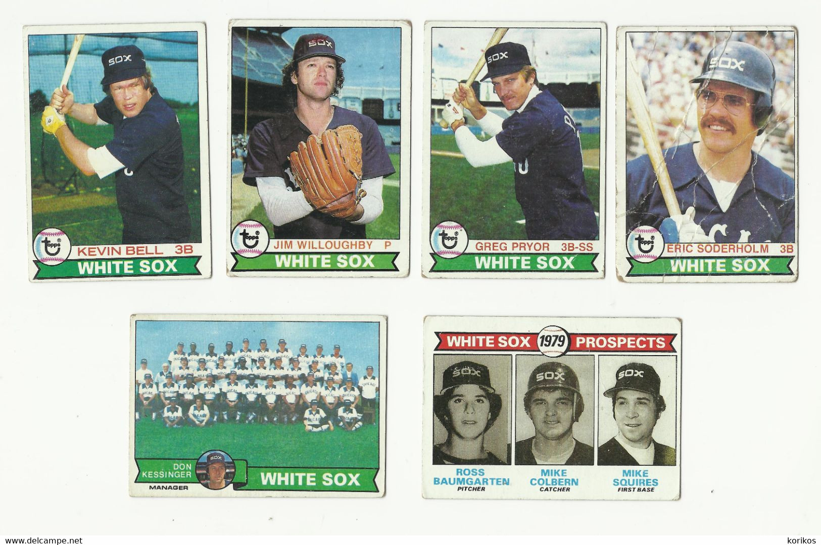 1979 BASEBALL CARDS TOPPS – CHICAGO WHITE SOX – MLB - MAJOR LEAGUE BASEBALL - Lotti