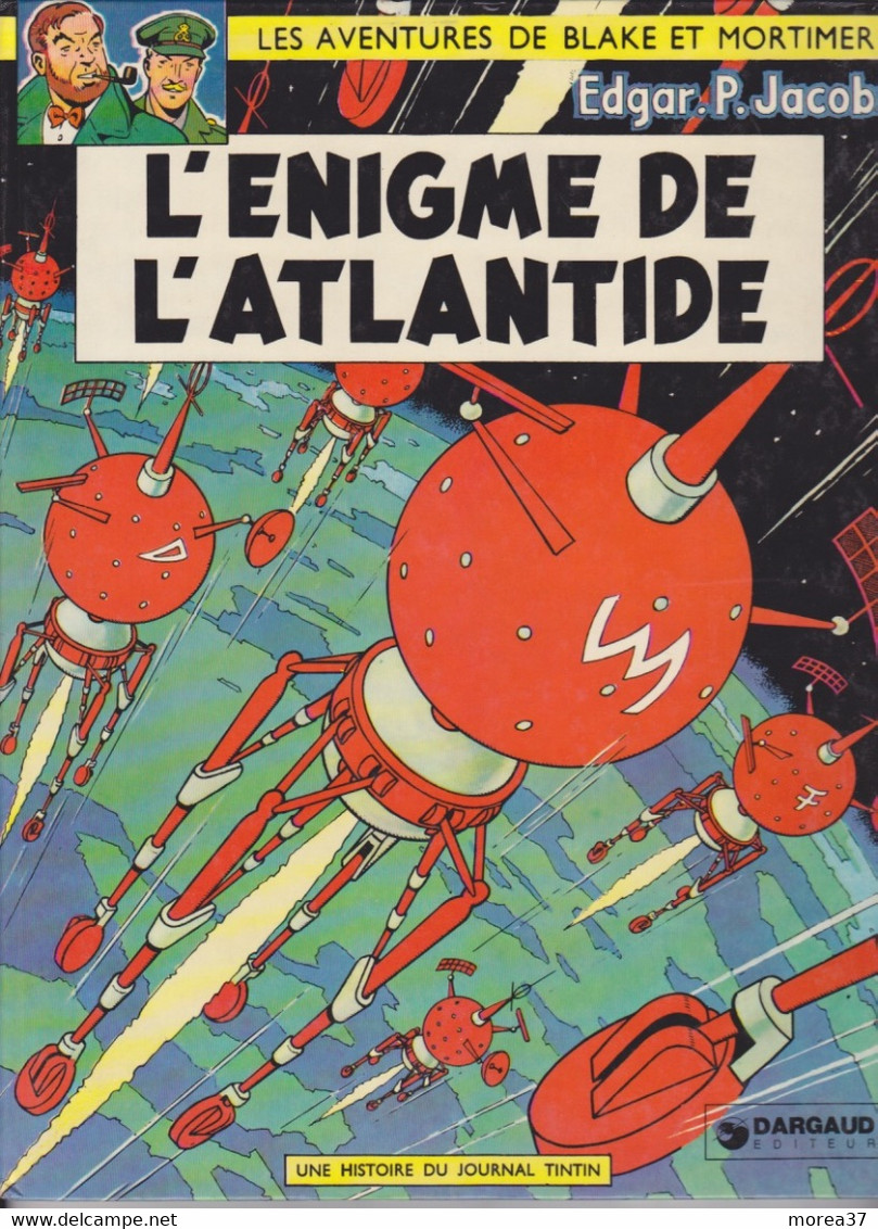 BLAKE Et MORTIMER  " L'énigme De L'Atlantide  "    EDITIONS DARGAUD (1977) - Blake Et Mortimer
