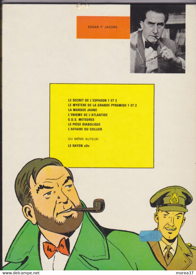 BLAKE Et MORTIMER  " Le Secret De L'espadon   " Tome 2   EDITIONS DARGAUD (1970) - Blake Et Mortimer