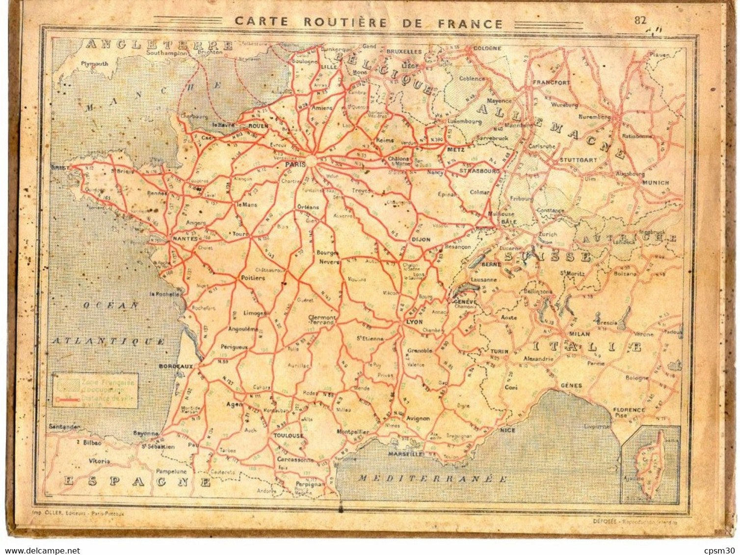 CALENDRIER GF 1949 - Le Mas Provençal, Imprimeur Oller Puteaux - Grand Format : 1941-60