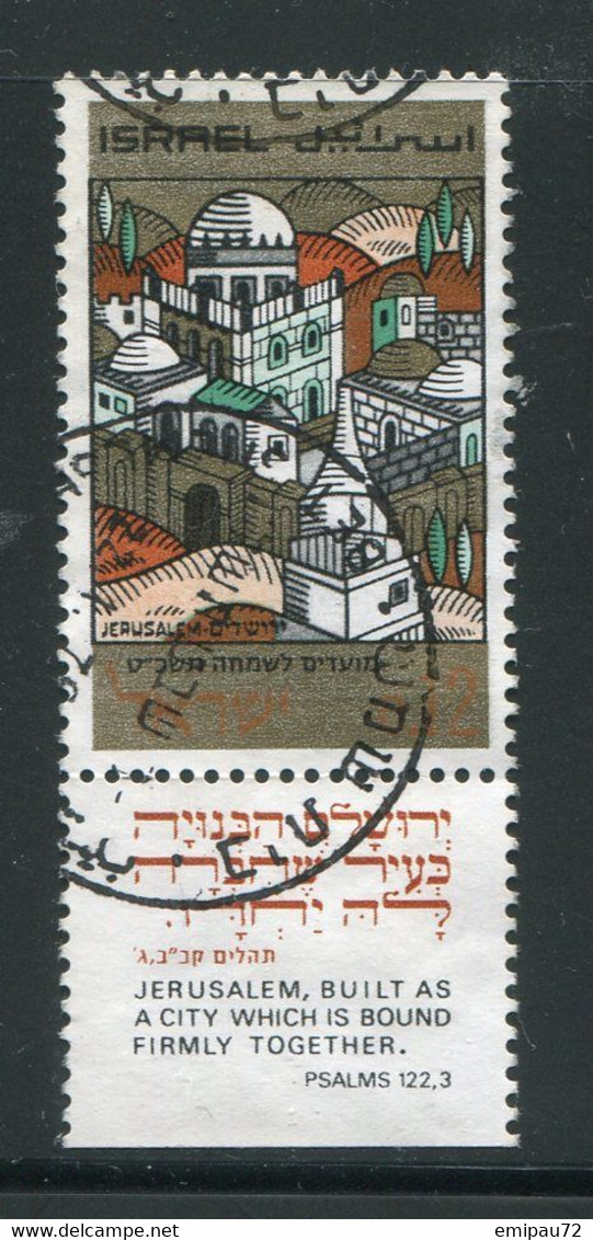 ISRAEL- Y&T N°363- Oblitéré - Usados (con Tab)