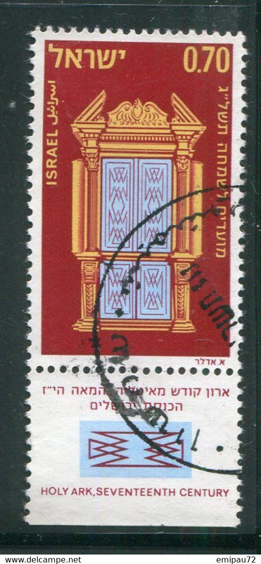 ISRAEL- Y&T N°501- Oblitéré - Used Stamps (with Tabs)