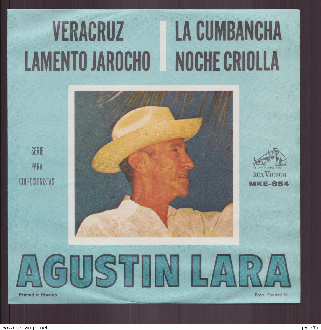 45 T Agustin Lara " Veracruz + Lamento Jarocho + La Cumbancha + Noche Criolla " - Música Del Mundo