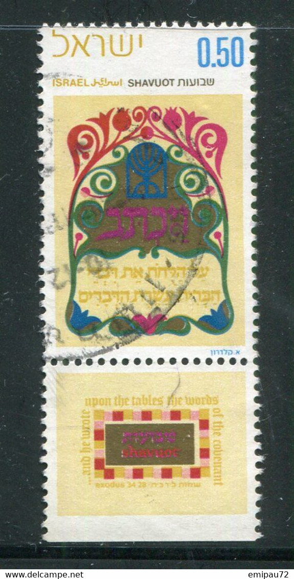 ISRAEL- Y&T N°448- Oblitéré - Used Stamps (with Tabs)