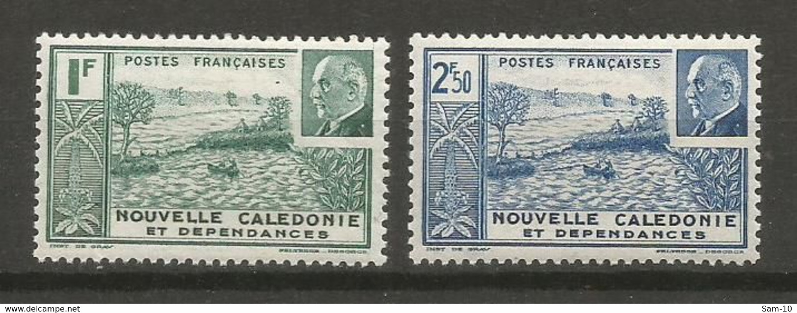 Timbre Colonie Française Nlle Calédonie Neuf ** N 193 / 194 - Unused Stamps