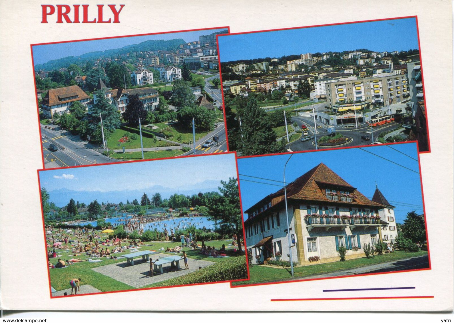 Svizzera, Prilly - Viaggiata Per La Francia (1996) - Prilly