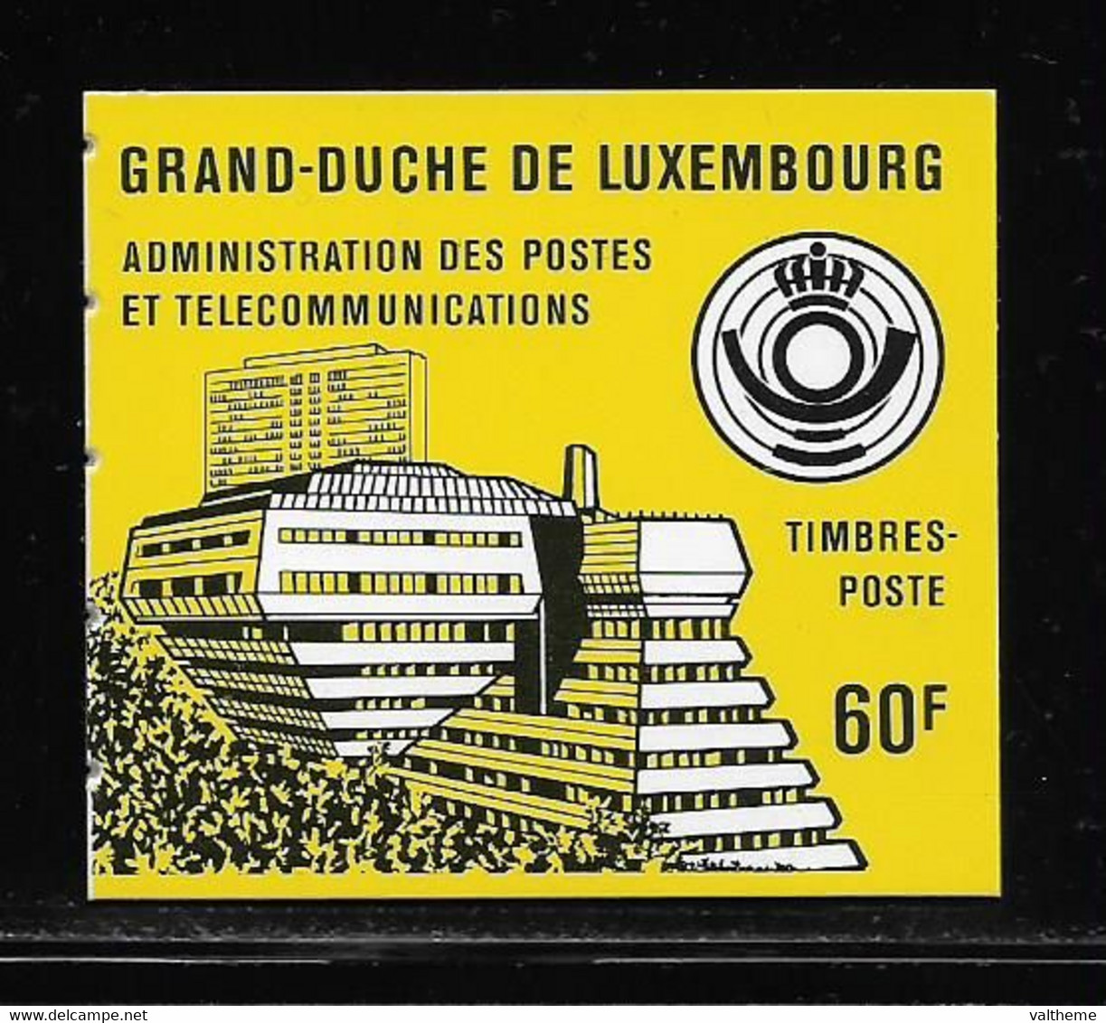 LUXEMBOURG  ( EULUX - 714 )  1986   N° YVERT ET TELLIER  N°  C1106   N** - Booklets