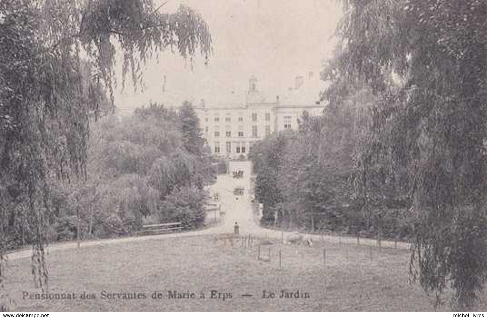 Erps - Pensionnat Des Servantes De Marie - Le Jardin - Circulé En 1908 - Erps-Kwerps - Kortenberg - TBE - Kortenberg