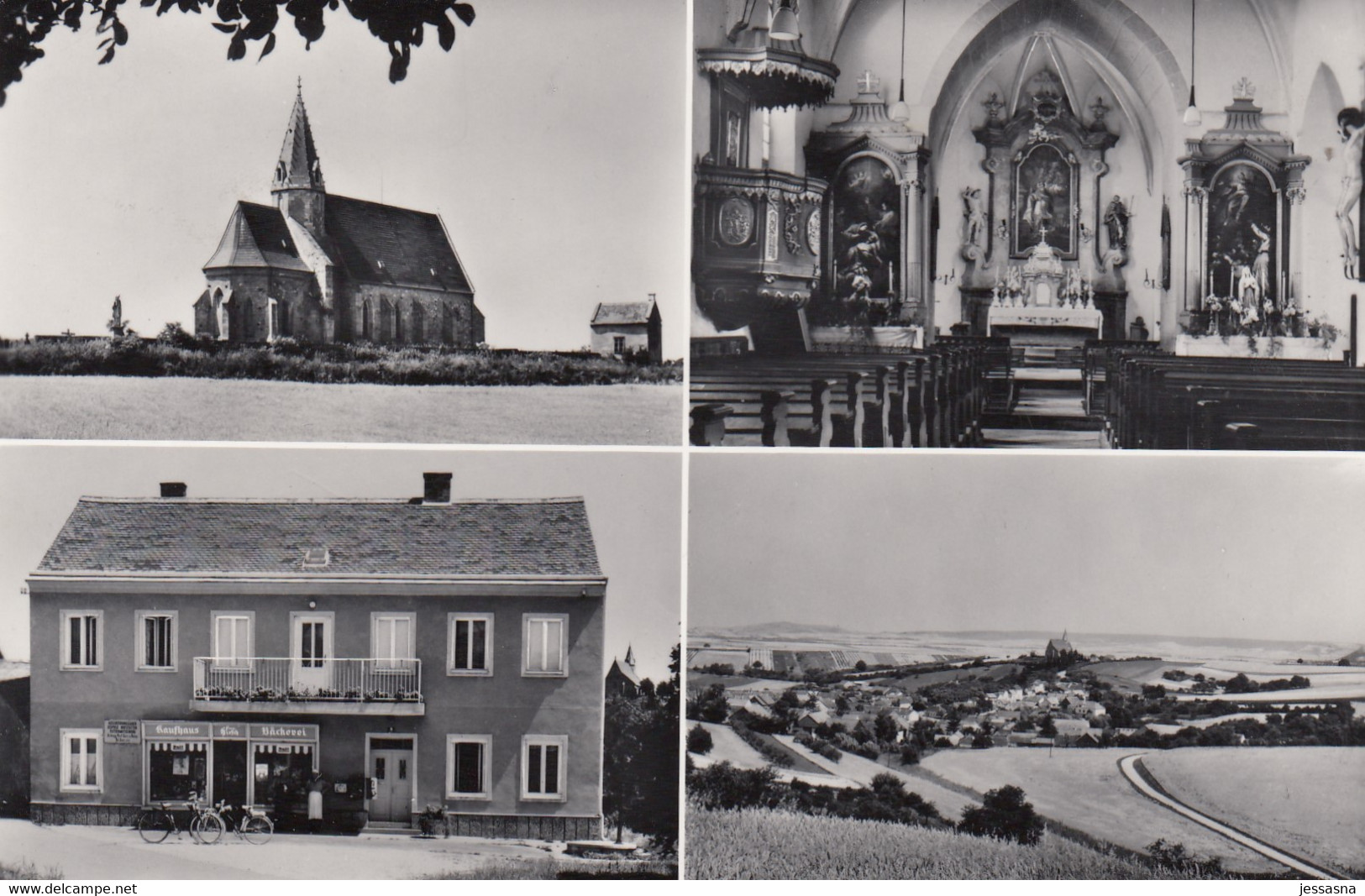 AK -NÖ -  Fallbach (Bez. Mistelbach) Bei Laa An Der Thaya Mit Kaufhaus Bäckerei - Mistelbach