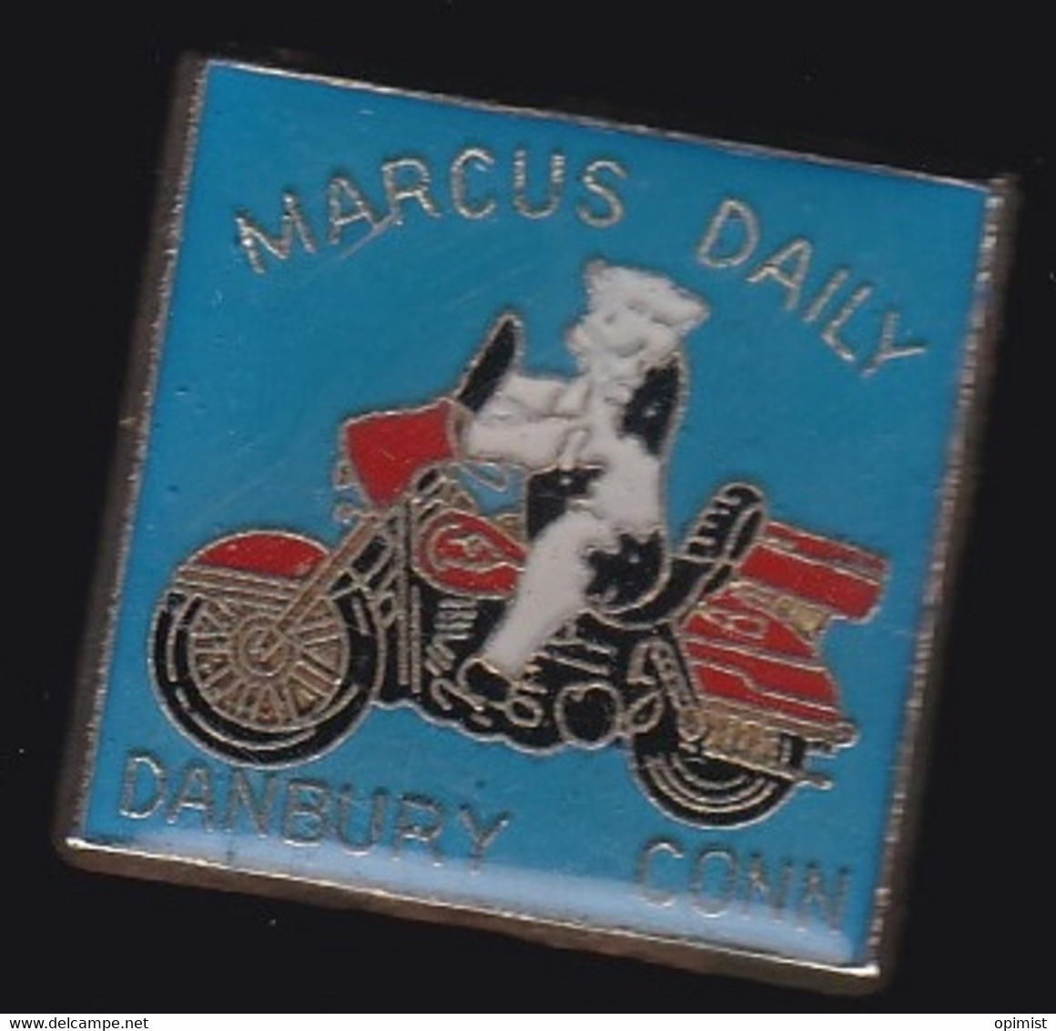 70123-Pin's.Le Marcus Dairy De Danbury, Dans Le Connecticut,destination Moto Légendaire.Harley. - Motos