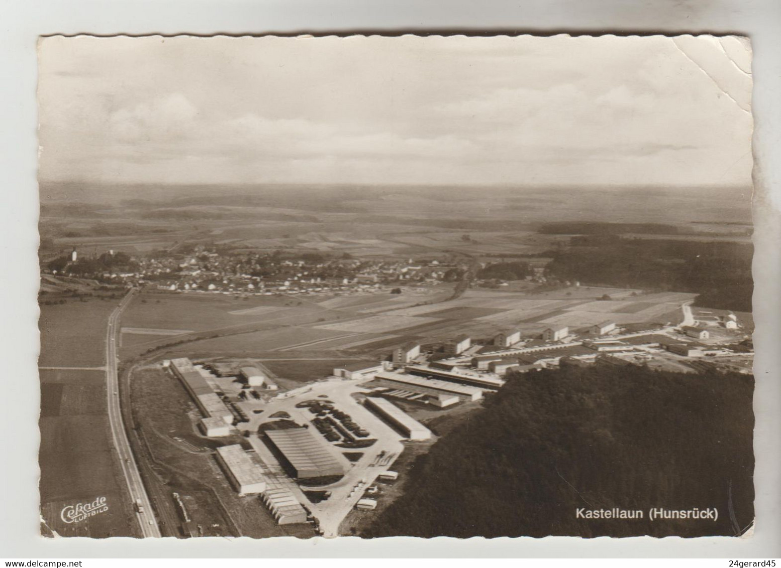 CPSM KASTELLAUN (Allemagne-Rhénanie Palatinat) - Vue Générale - Kastellaun