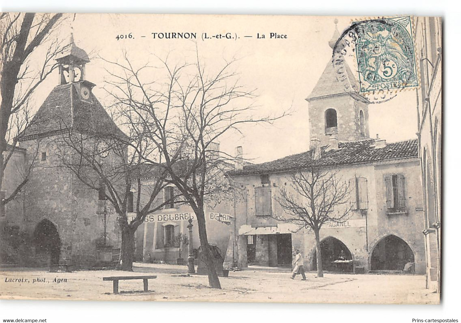 CPA 47 Tournon La Place - Tournon D'Agenais