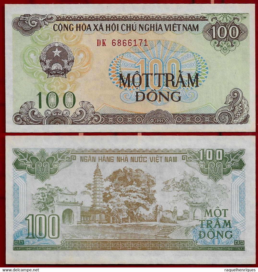 VIETNAM BANKNOTE - 100 DONG 1991 (1992) P#105 UNC (NT#02) - Vietnam