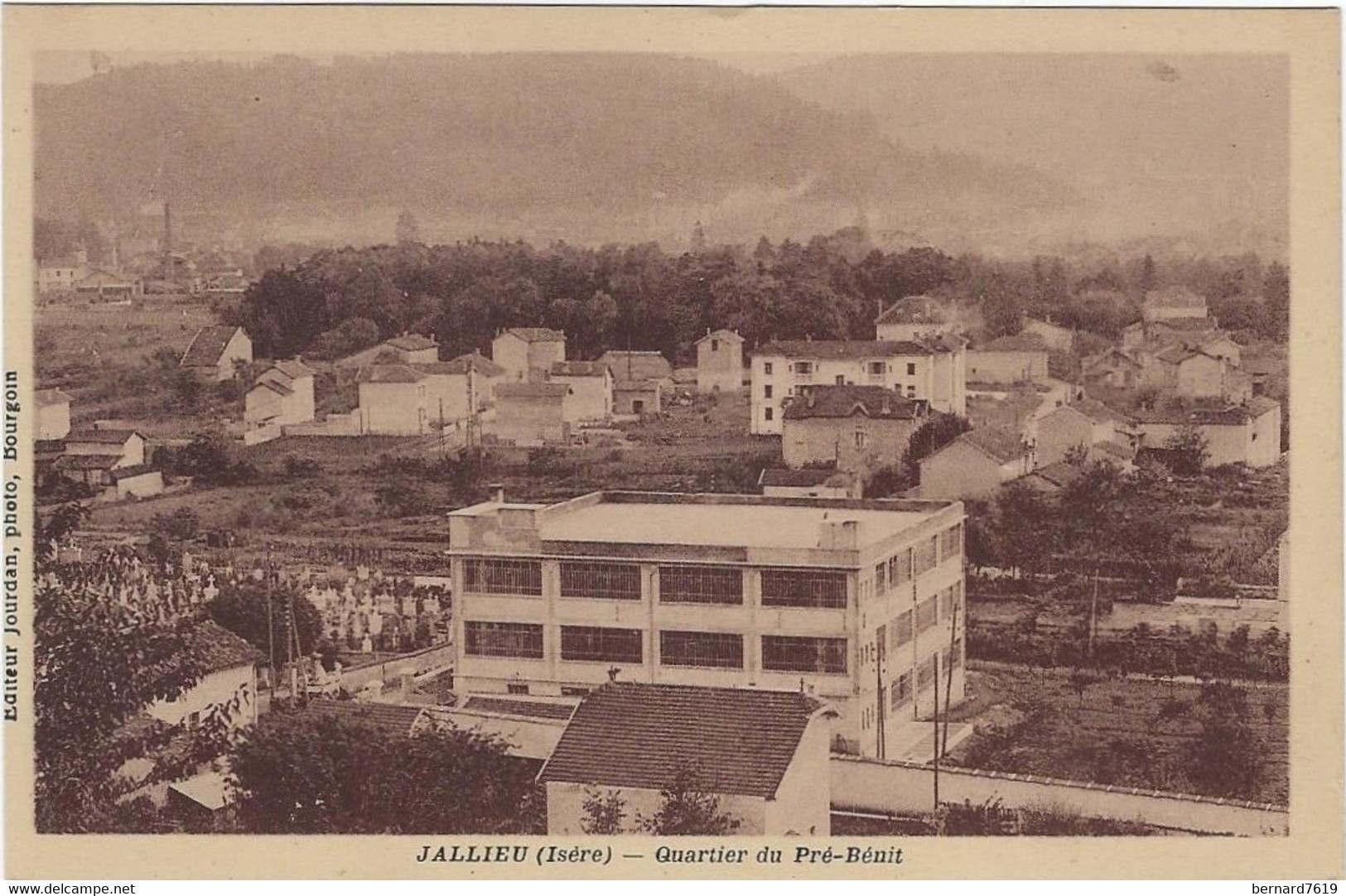 38  Jallieu  -   Editeur Jourdan  Bourgoin  -   Quartier  Du Pre Benit - Jallieu