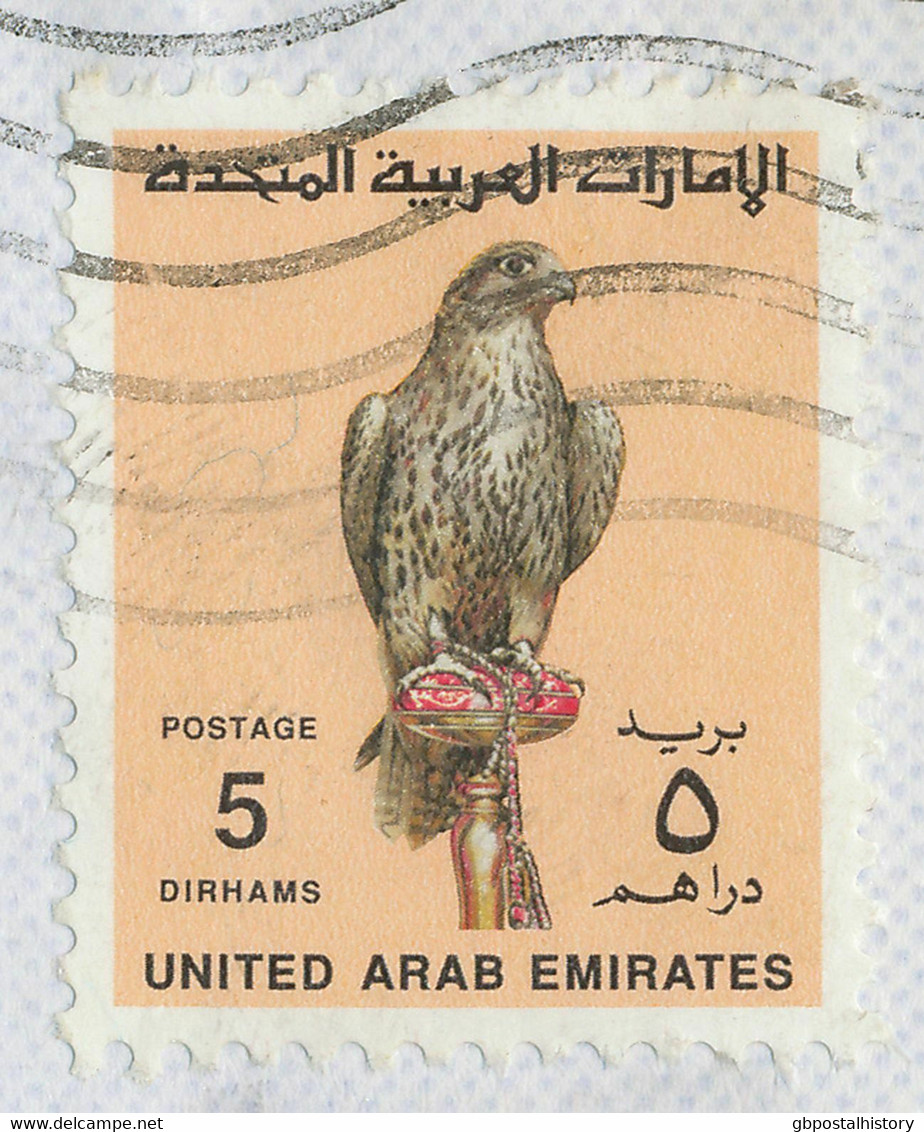 VEREINIGTE ARABISCHE EMIRATE 1992/6 7 Versch. Jagdfalke-Frank. Airmail N FINLAND - Emirats Arabes Unis (Général)