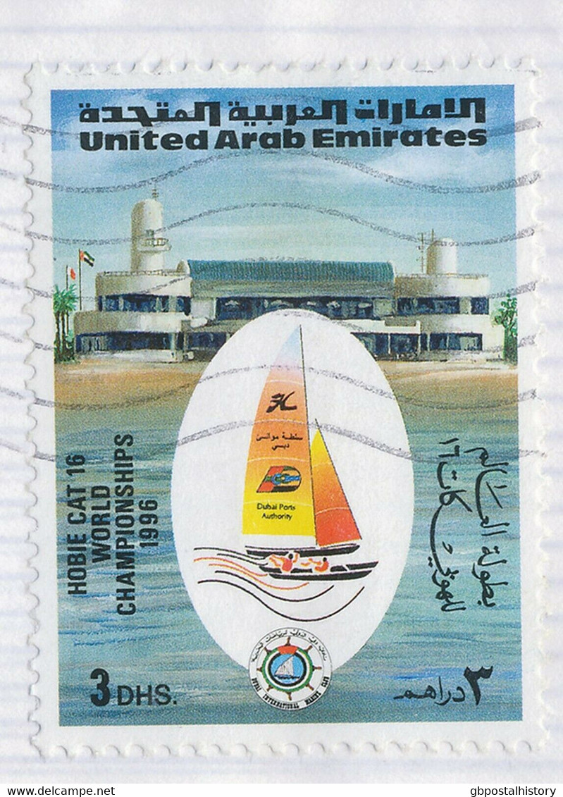 VEREINIGTE ARABISCHE EMIRATE 1996, Segel-Weltmeisterschaften In Der Bootsklasse „Hobie Cat 16" - Hobie 1b Catamaran - Verenigde Arabische Emiraten