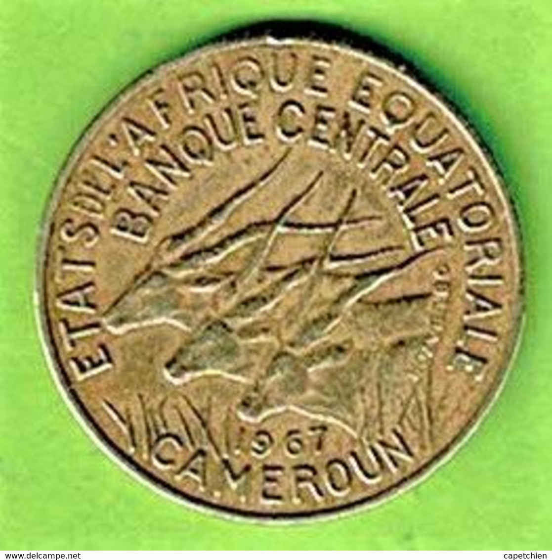 AFRIQUE EQUATORIALE / CAMEROUN / 5 FRANCS / 1967 - Cameroon