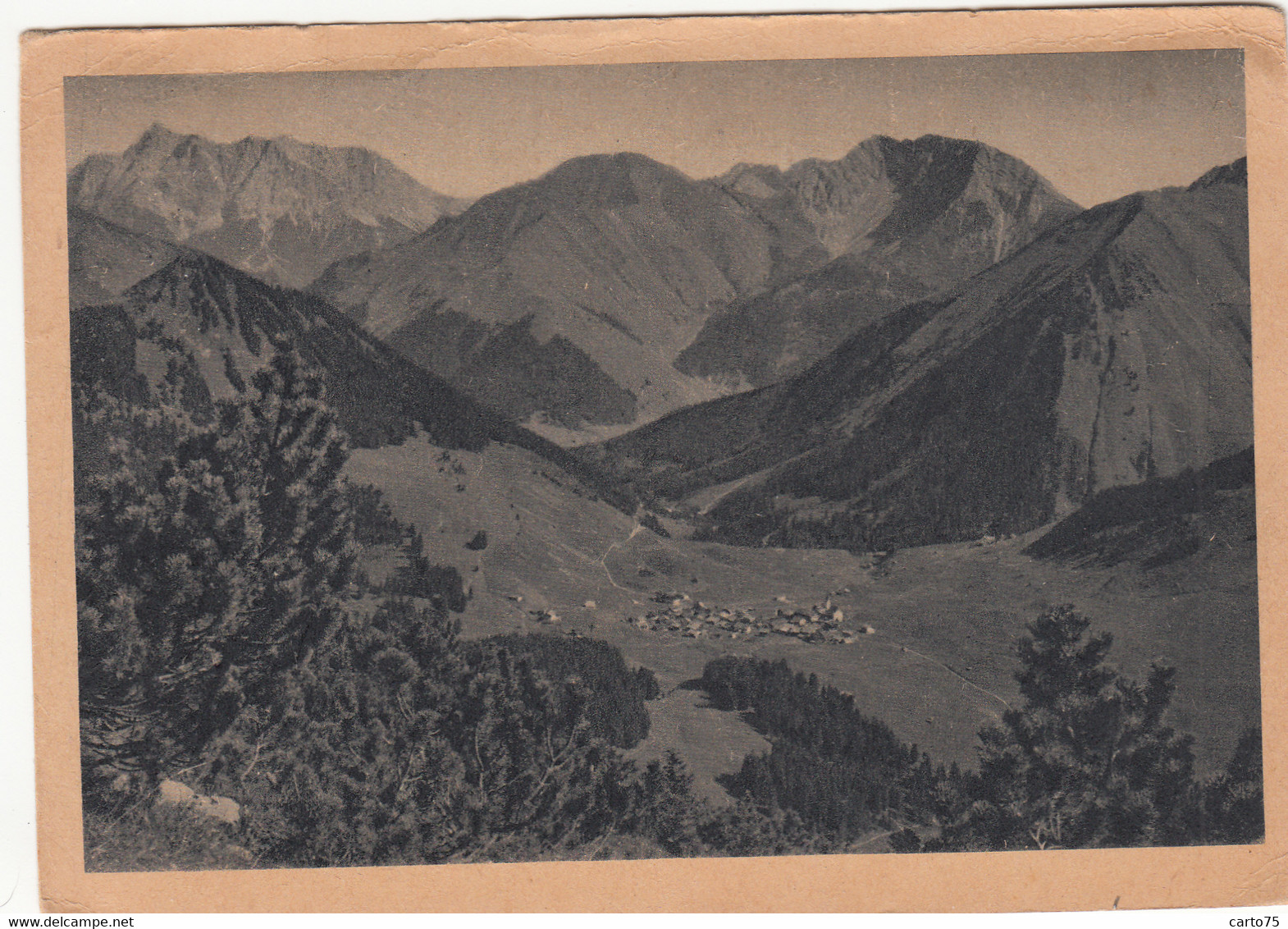 Autriche - Bergwang In Tirol - Blick Vom Thaneller Gegen Zugspitze Und Gartnerwand - 1946 - Berwang