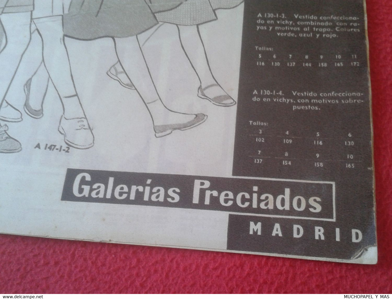 ANTIGUA REVISTA CATÁLOGO PUBLICITARIO ARTÍCULOS GALERÍAS PRECIADOS MADRID VENTA DE JULIO PRENDAS ETC ALMACENES TIENDAS.. - [4] Themen