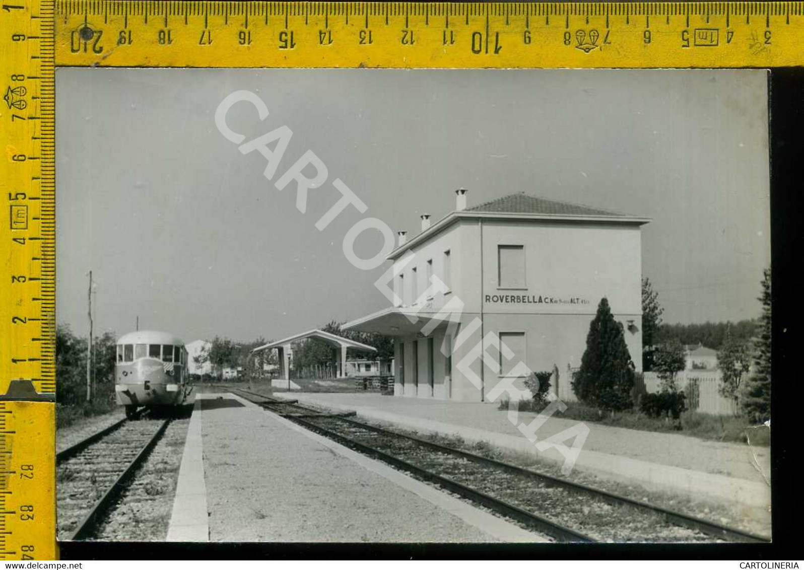 Mantova Roverbella Stazione Ferroviaria (fotografia, Piccolo Taglio, Spelato Dietro) - Mantova