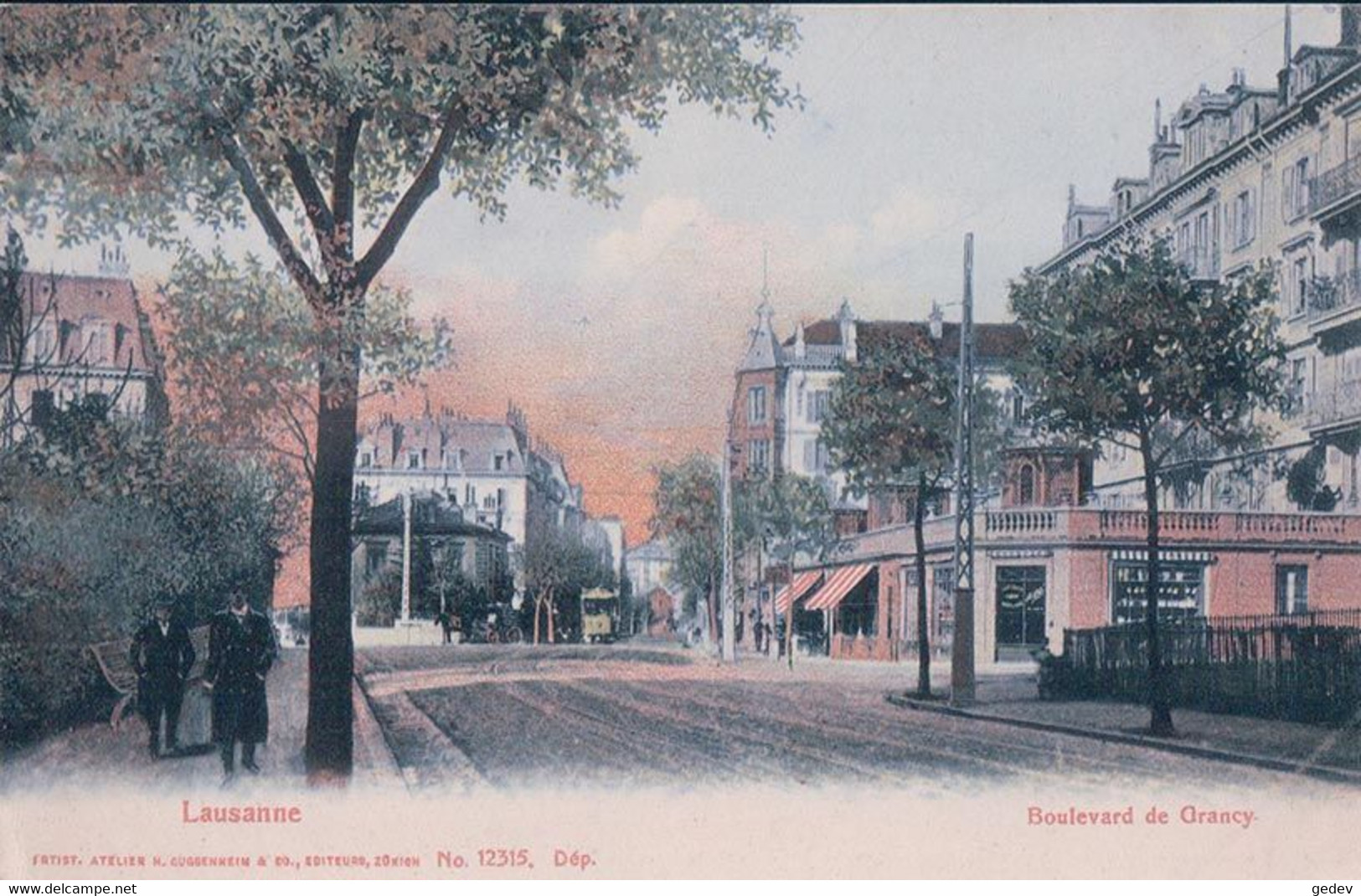 Lausanne VD, Boulevard De Grancy, Tramway (12315) - Grancy