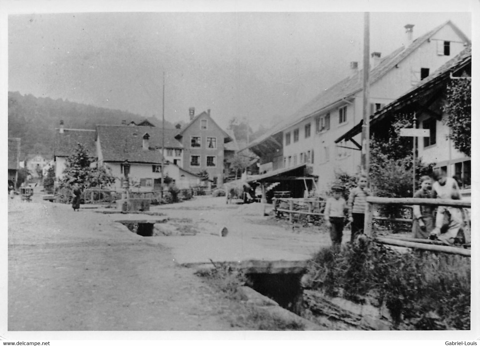 Carte-Photo Dorf Albisrieden Zürich (15 X 10 Cm) - Dorf