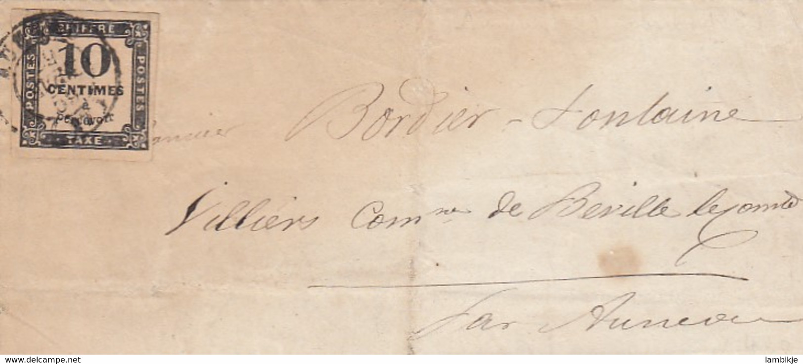 France Letter Porto 1859 - 1859-1959 Briefe & Dokumente