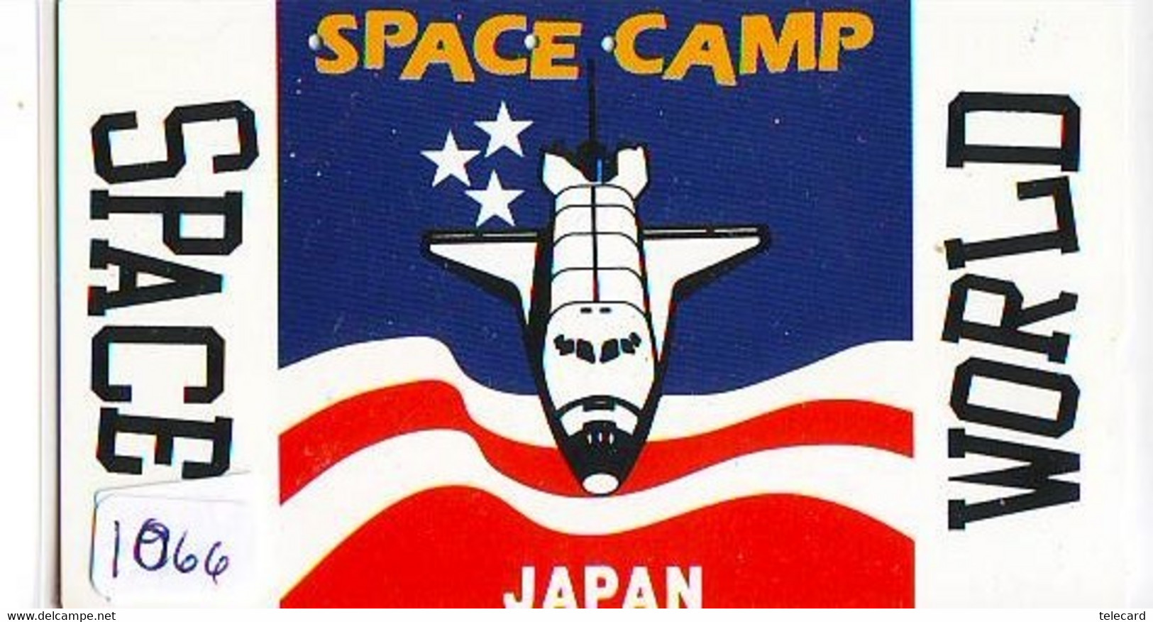 TELECARTE JAPAN *  ESPACE (1066) * GLOBE * SATELLITE * TERRESTRE * MAPPEMONDE * Telefonkarte Phonecard JAPAN * - Espace