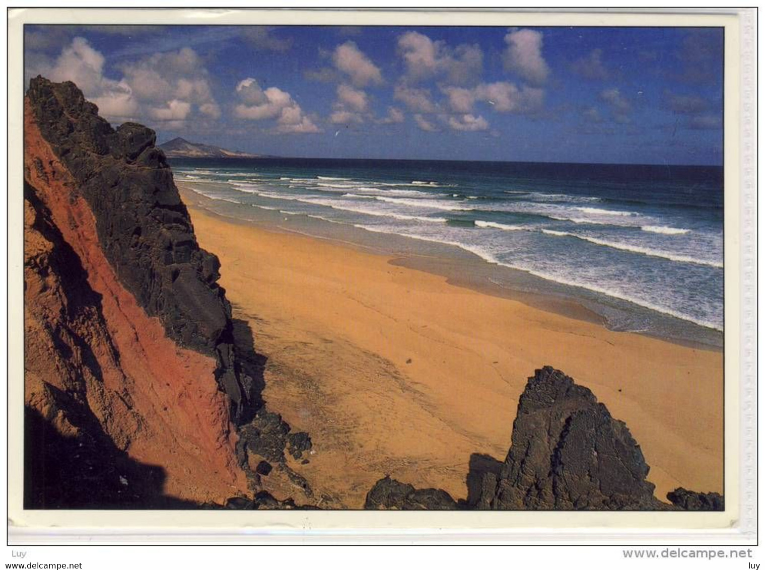 FUERTEVETURA - Playa De Barlovento ,  Large Format, Nice Stamp Locomotive - Fuerteventura